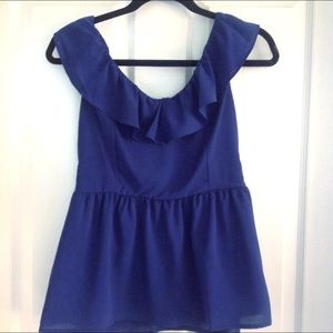 Royal Blue Top